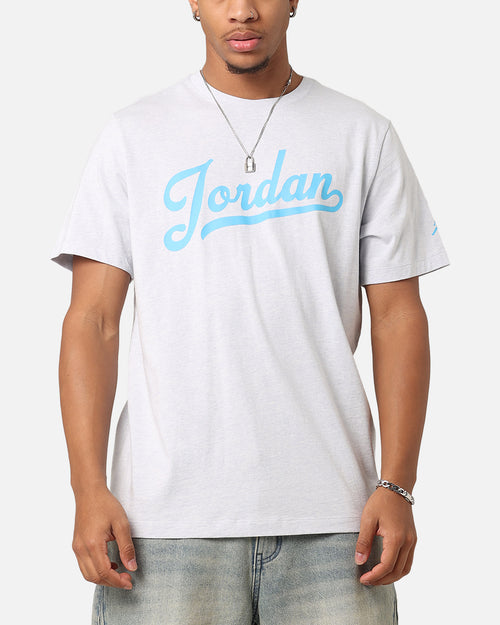 Jordan Flight MVP T-Shirt Pure Platinum/Dk Powder Blue