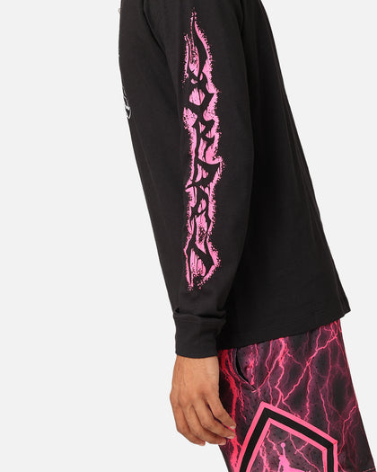 Jordan Dri-FIT Sport Long Sleeve Graphic T-Shirt Black/Hyper Pink