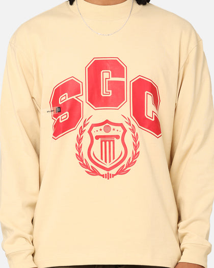 Students Golf Addington Long Sleeve Mock Neck T-Shirt Sand