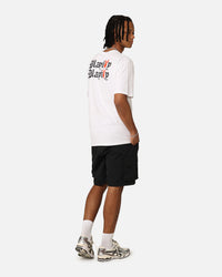 Playboy Bunny O Gothic Stack T-Shirt White