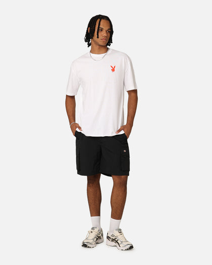 Playboy Bunny O Gothic Stack T-Shirt White
