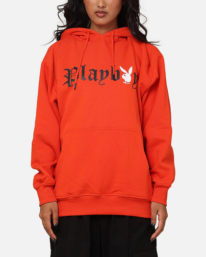 Playboy Bunny O Gothic Hoodie Orange