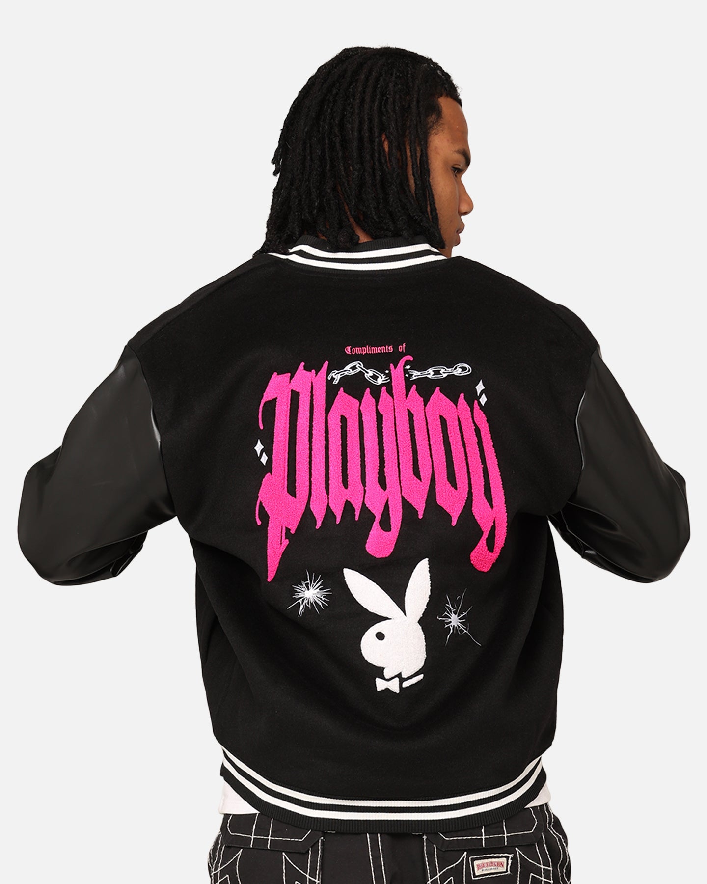 Playboy Card Jacket Black | Culture Kings
