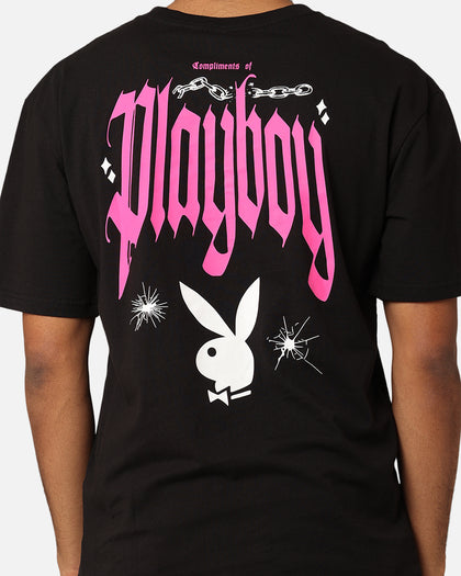 Playboy Card T-Shirt Black