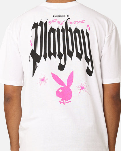 Playboy Card T-Shirt White