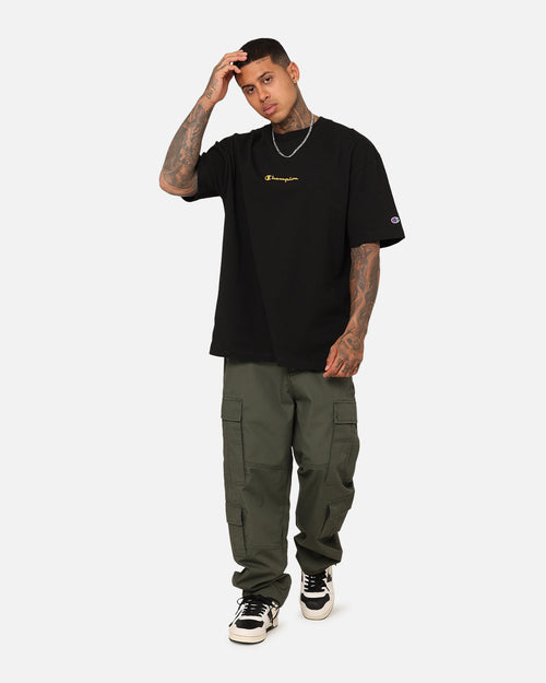 Champion Embroidered T-Shirt Black