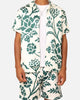 XXIII James Button Up Shirt Cream/Green