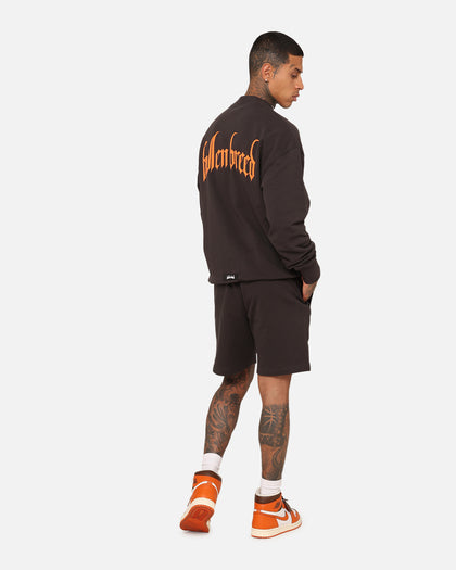 Fallen Breed Monogram Crewneck Dark Charcoal/Orange