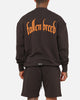 Fallen Breed Monogram Crewneck Dark Charcoal/Orange