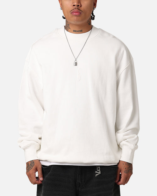 Fallen Breed Monogram Crewneck White/White