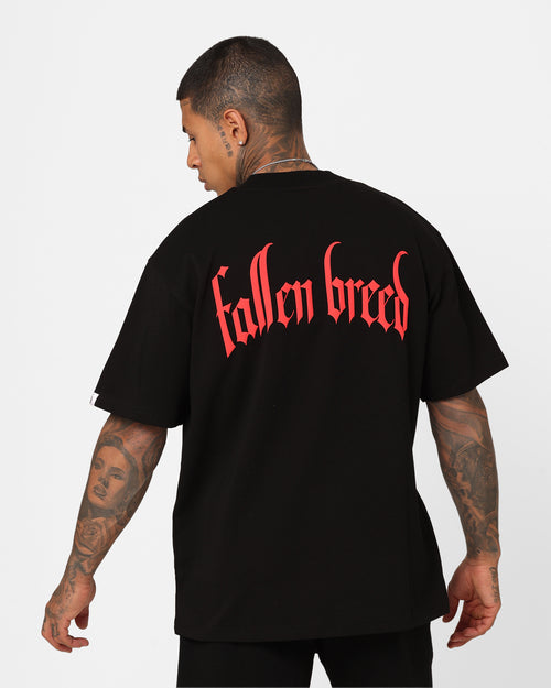 Fallen Breed Monogram T-Shirt Black/Red