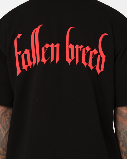 Fallen Breed Monogram T-Shirt Black/Red