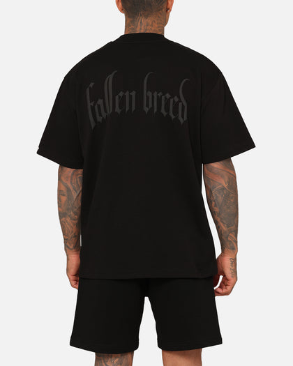 Fallen Breed Monogram T-Shirt Black/Black