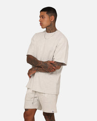 Fallen Breed Monogram T-Shirt Grey Marle/White