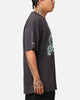 Mitchell & Ness Seattle Sonics Ice Blue Logo T-Shirt Faded Black