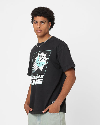 Mitchell & Ness Phoenix Suns Ice Blue Logo T-Shirt Faded Black