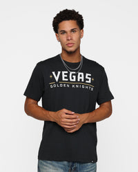 47 Brand Vegas Golden Knights Flint Black T-Shirt Black