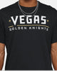 47 Brand Vegas Golden Knights Flint Black T-Shirt Black