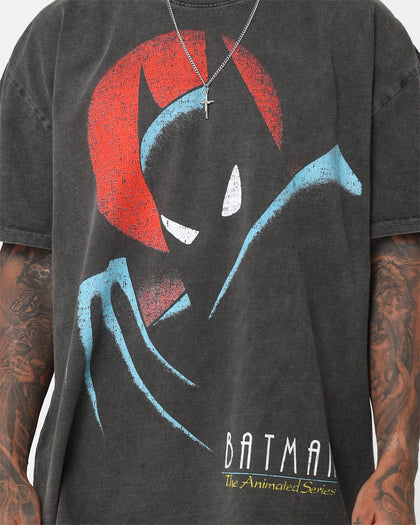 73Studio X DC 1993 Batman Heavyweight Vintage T-Shirt Black Wash
