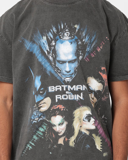 American Thrift X DC 1997 Batman & Robin Heavyweight Vintage T-Shirt Black Wash