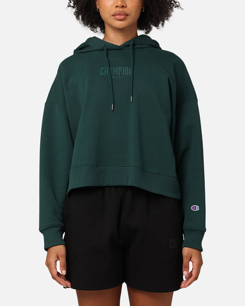 Champion Women's Rochester Base Hoodie Cotton Forest Green