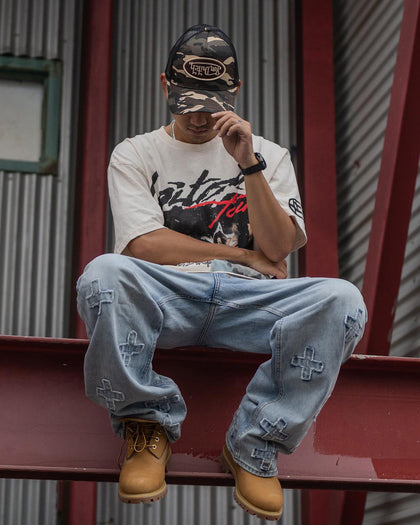 Loiter Rager Vintage T-Shirt Off White