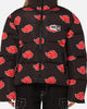 Goat Crew X Naruto Akatsuki Puffer Jacket Black