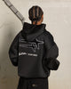 Loiter X The Anti Order Zip Hoodie Black