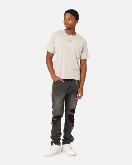 Saint Morta Lafayette Cropped T-Shirt Grey