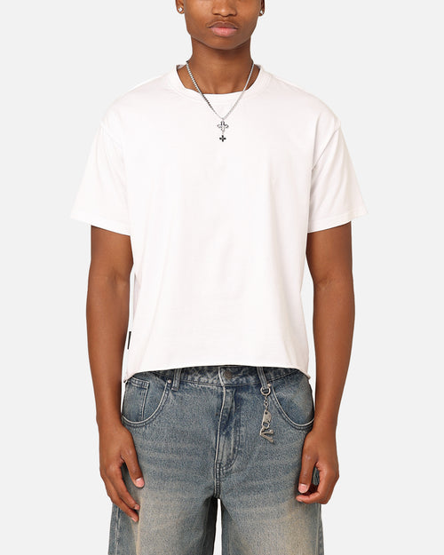 Saint Morta Lafayette Cropped T-Shirt White