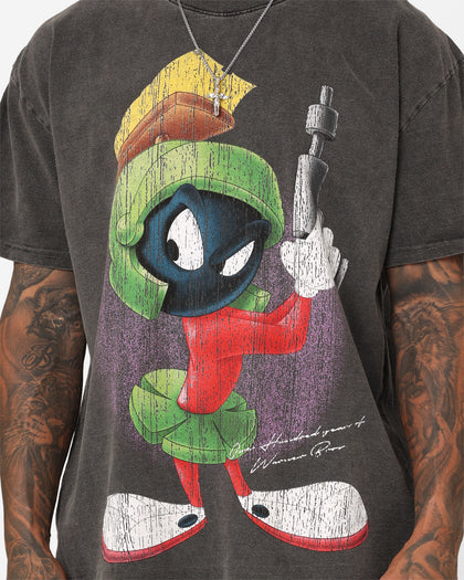 73Studio X Warner Bros. Marvin The Martian Vintage Heavyweight T-Shirt Black Wash
