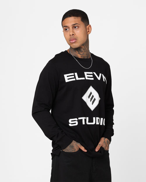 Elevn Clothing Co Studio Long Sleeve T-Shirt Black