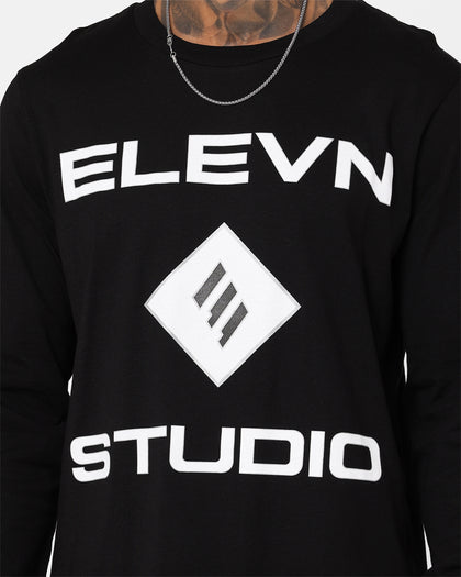 Elevn Clothing Co Studio Long Sleeve T-Shirt Black