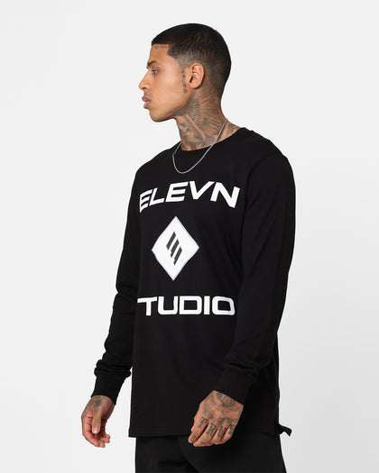 Elevn Clothing Co Studio Long Sleeve T-Shirt Black