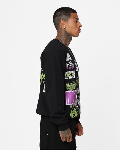 Goat Crew Moto X Mania Crewneck Black