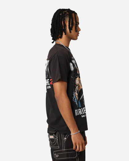 UFC By Goat Crew Dustin Poirier vs. Justin Gaethje BMF Fight Vintage T-Shirt Black Wash