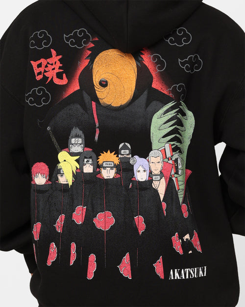 Goat Crew X Naruto Akatsuki Zip Hoodie Black