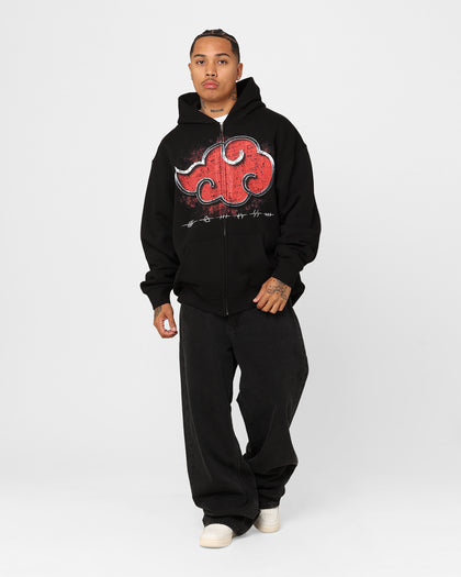 Goat Crew X Naruto Akatsuki Zip Hoodie Black