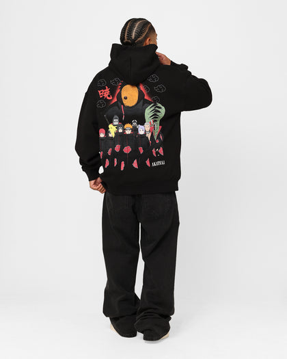 Goat Crew X Naruto Akatsuki Zip Hoodie Black