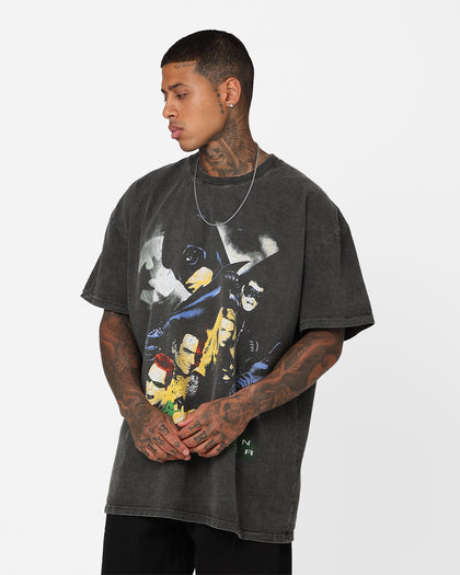American Thrift X Batman Batman Forever Heavyweight Vintage T-Shirt Black Wash