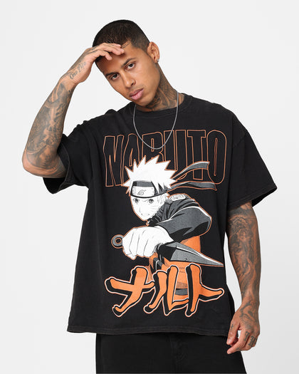 Goat Crew X Naruto Naruto Vintage T-Shirt Black Wash