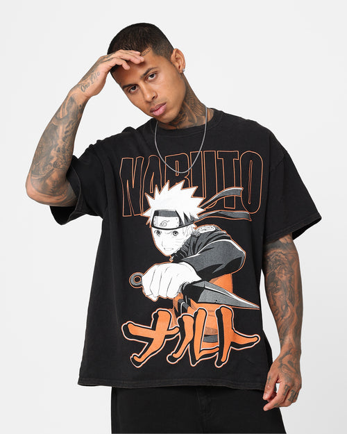 Goat Crew X Naruto Naruto Vintage T-Shirt Black Wash