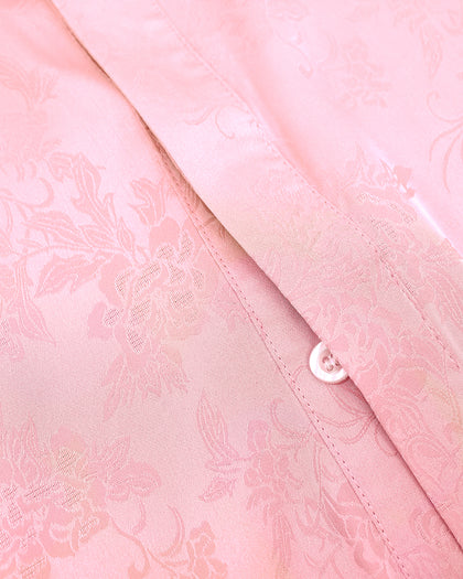 XXIII Perry Satin Button Up Shirt Pink