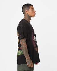 UFC By Goat Crew Bobby Green Vintage T-Shirt Black Wash