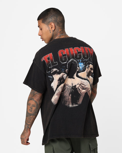 UFC By Goat Crew Tony Ferguson El Cucuy Vintage T-Shirt Black Wash