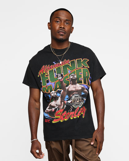 UFC By Goat Crew Aljamain Sterling Funk Master T-Shirt Black Wash
