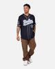 Pro Standard Dallas Cowboys Mesh Button Down Jersey Midnight Navy