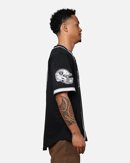 Pro Standard Las Vegas Raiders Mesh Button Up Jersey Black/Grey
