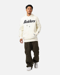 Pro Standard Las Vegas Raiders Pinstripe Hoodie Eggshell/Yellow