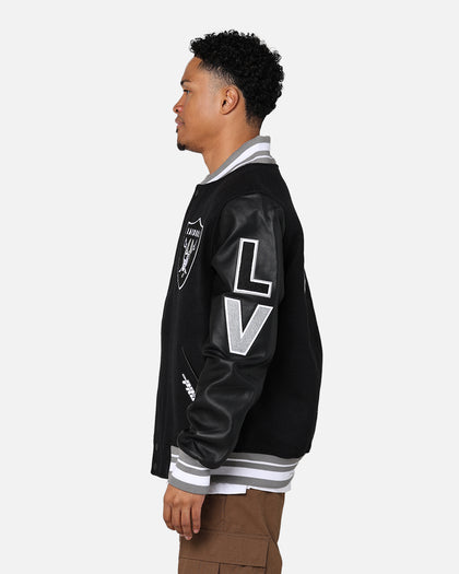 Pro Standard Las Vegas Raiders Wool Varsity Jacket Black/Grey